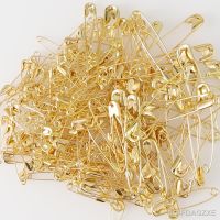 100Pcs Silver/Gold/Black Iron Safety Pins Sewing Tools Accessory Large Pin Small Brooch Apparel Accessories
