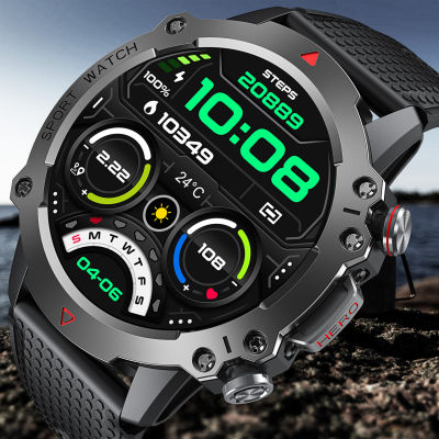 Canmixs 2023สมาร์ทนาฬิกาผู้ชาย GPS Motion Track กีฬานาฬิกาบลูทูธ Call ความดันโลหิต Smartwatch สำหรับ Android Ios
