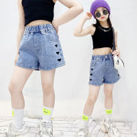 2022 New Cartoon Printed Casual Denim Shorts Hot Pants Clothes for Teenagers Denim Shorts Jean Shorts Girls Summer Clothes