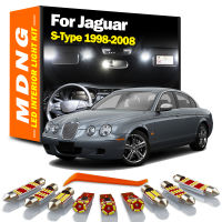 MDNG 10Pcs Canbus สำหรับ Jaguar S-Type 1998-2004 2005 2006 2007 2008รถ LED ภายในโดมแผนที่ Trunk Light Kit รถ Led หลอดไฟ