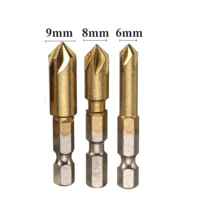 hh-ddpj3pcs-5-flute-chamfer-countersink-1-4-hex-shank-hss-wood-chamfering-cutter-chamfer-12-16-19mm-countersink-drill-bit