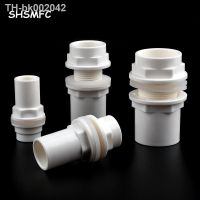 ☬✣❅ 20mm 50mm White PVC Pipe Fittings Thicken Aquarium Fish Tank Connectors Overflow Garden Drain Water Supply Accessories Joint