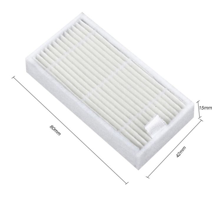 แผ่นกรองสีขาว40มม-80มม-เพื่อ-cr120เครื่องดูดฝุ่นหุ่นยนต์กรองควันและฝุ่น