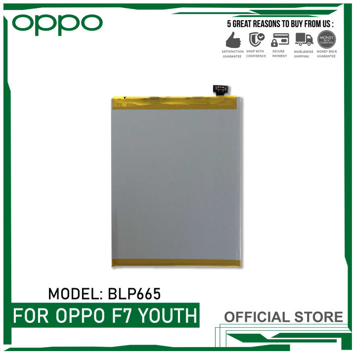 แบตเตอรี่-ใช้ได้กับ-for-oppo-f7-youth-battery-original-model-blp665-phone-battery-3410mah-มีประกัน-6-เดือน