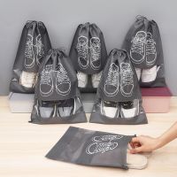 Non-woven Shoes Bag Large Size Waterproof Dustproof Travel Bag Portable Multifunctional Space-saving Travel Shoes Storage