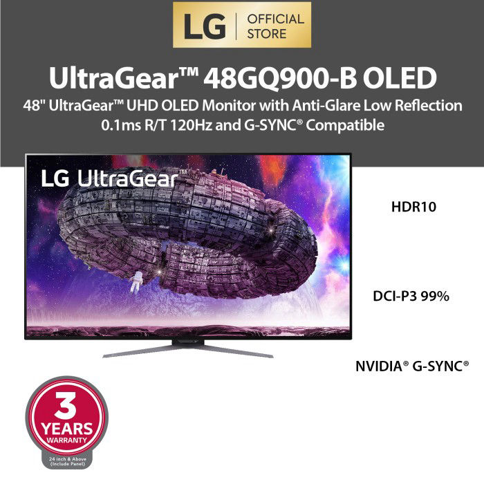 48-inch UltraGear™ OLED Monitor - 48GQ900-B