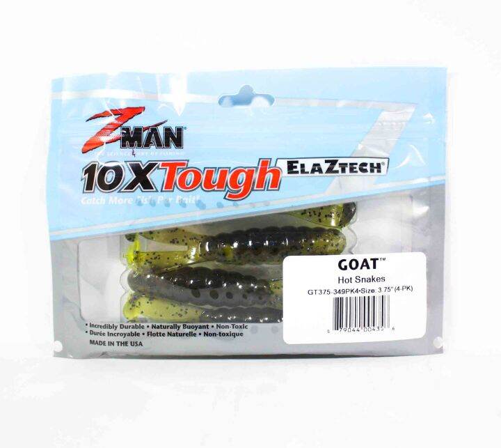 Zman Soft Lure Goat 3.75 Inch 4 per Pack Hot Snakes (4356) | Lazada ...