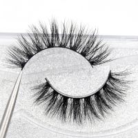 Visofree Eyelashes 3D Mink Lashes soft natural handmade cruelty free Mink Eyelashes Lightweight Full Strip cilios posticos D23