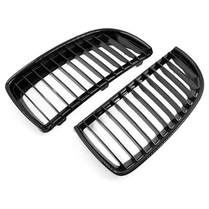 glossy-black-front-hood-kidney-grill-mesh-sport-racing-grills-for-bmw-3-series-e90-e91-2005-2008