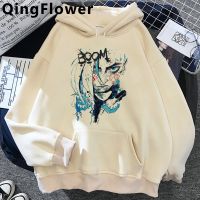 《Qinghe Yi Fang》 Arcane Jinx Hoodies ชายขนาดใหญ่ Streetwear ผู้ชาย Hoody เสื้ออะนิเมะฮาราจูกุ