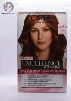 ครีมเปลี่ยนสีผม LOREAL PARIS EXCELLENCE No. 6.45 (บลอนด์เข้มประกายทองแดงเหลือบมะฮอกกานี)(Light Auburn)