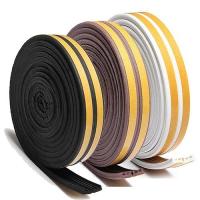 EPDM Rubber Door Window Cabinet Sealing Strip Adhesive Kitchen Bathroom Wall Caulk Tape Home Sound-proof Strips