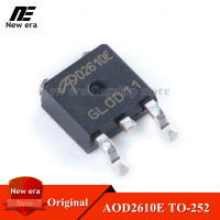 AOD2610E MOSFET N-ช่องธรรมดา,ของแท้10ชิ้นAOD2610E D2610 TO-252 AOD2610 D2610E TO252 60V/46A MOSFET