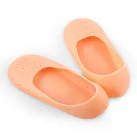 ✷♛ 2 Pcs Silicone Insole Gel Sock Foot Care Feet Protector Pain Relief Crack Prevention Moisturize Dead Skin Removal Insert Pads