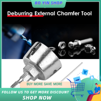 BO YIN Deburring หัวเจาะ Chamferer Deburring มุมเครื่องมือภายนอกใบเลื่อยไฮสปีด Countersink บิต Chamfer เสี้ยนเครื่องมือถอนก้านปล่อยอย่างรวดเร็วเหมาะสำหรับ1/8 -3/4(3มม.-19มม.) พร้อมประแจหกเหลี่ยม