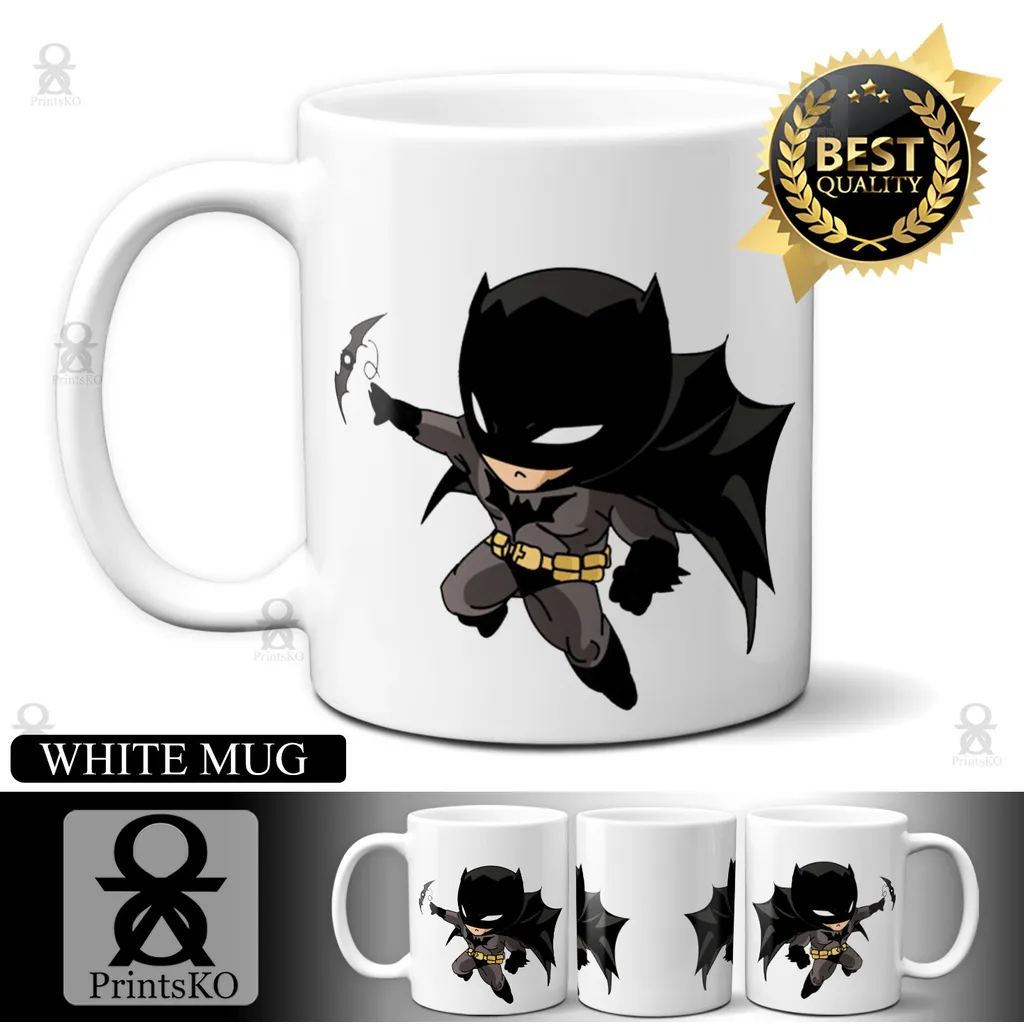 Batman Magic Mug or White Mug - Batarang Design | Lazada PH