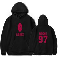 AB6IX Hoodies Fashion WOONG 97 Print Hoodie Sweatshirt Men Korean Style Pullovers YOUNG MIN WOOJIN Oversized Clothes Size XS-4XL