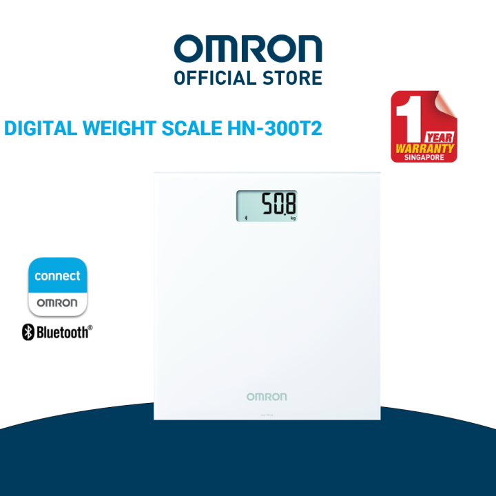 Omron Digital Weight Scale HN300T2 [1 Year Warranty] Lazada Singapore