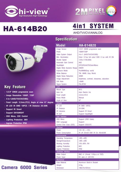 hi-view-ชุดกล้องวงจรปิด-8จุด-รุ่น-ha-614b20-dvr-รุ่น-ha-98508-v1-adapter-12v-สายcctvสำเร็จ-20เมตรx8-เลือกharddiskได้ในชุด-พร้อมติดตั้ง
