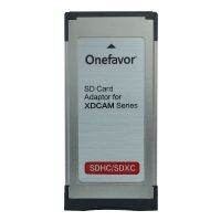 【Xiaohongs keyboard film 】 โปรโมชั่น!!! Expresscard เครื่องอ่านการ์ด SD SDHC SDXC อะแดปเตอร์สำหรับ XDCAM Series SXS