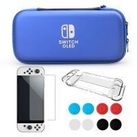 【100%-New】 Modern Kitchen mall Crystal Clear Case Kit สำหรับ Nintendo Switch Oled กระเป๋าถือสำหรับ Ns Oled เกมคอนโซลป้องกันและป้องกันหน้าจอ