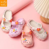 Summer New Style Cave Shoes Sandals Little Princess Girls Cute Small and Medium-sized Childrens Anti-collision Two-way Baotou Sandals