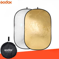 Godox 35" * 47" 90 x 120cm 2 in 1 Portable Collapsible Light Oval Photography Reflector for Studio Multi Photo Disc Diffuers