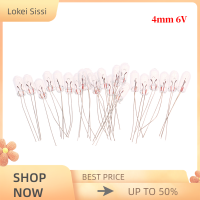 Lokei 20ชิ้นขนาดเล็ก3 4มม. 6V 12V หลอดไฟไส้หลอดหลอดไส้ข้าวแบบเอดิสัน