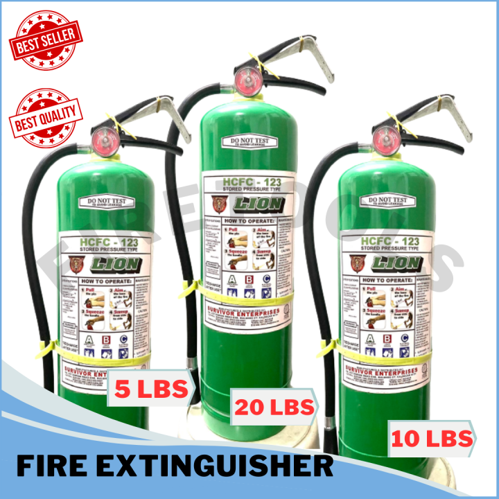 Fire Extinguisher ABC HCFC Celing Type 5lbs 10lbs Lazada PH