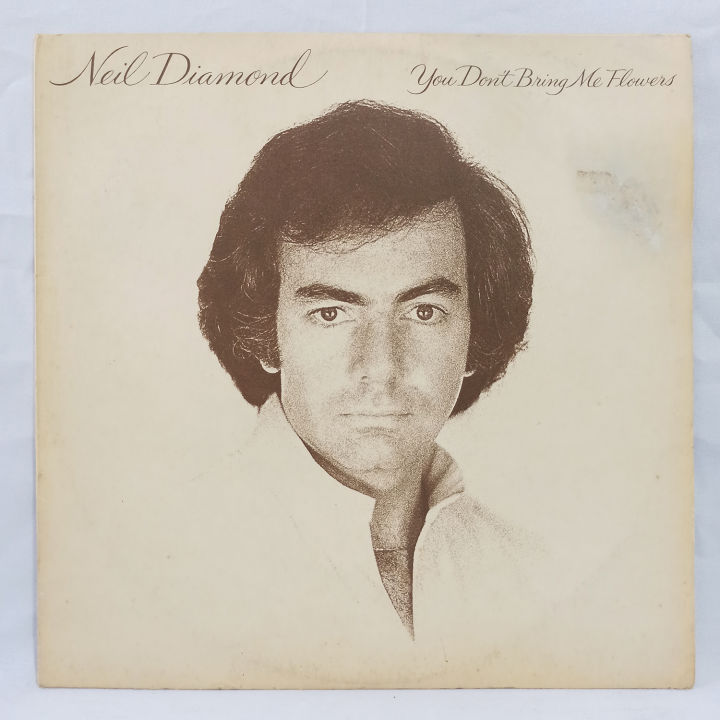 Neil Diamond - You Don't Bring Me Flowers - Vinyl Record Plaka LP Album ...