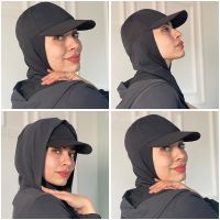 【cw】 Ramadan Muslim Fashion Baseball Caps With Jersey Scarf Hijab Shawl Color Bandana Turban Bonnet Hat To Wear