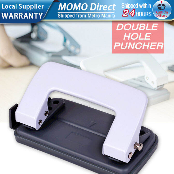 DELI Metal 2 Holes Punch Paper Cutter LooseLeaf Paper Hole Punches