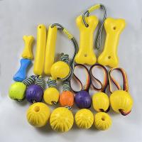 【YF】✙  Training Dog Bite Resistant EVA Foam Rubber Buoy Air Throwing Wearing Rope Elastic Dogs