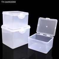 ✥✤▧ Clear Storage Box with Lid for Jewelry Stationery Headwear Rectangular Plastic Collection Case Multipurpose Home Organizer Box