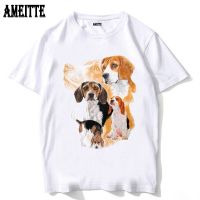 New White Fashion Women Mens Short Sleeve Beagle Dog Medley Print T-shirt Funny Harajuku Cool Boy Casual Tops Men Tee Shirt XS-6XL