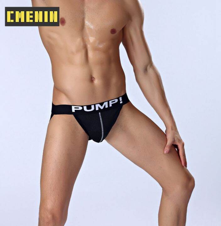 cmenin-pump-2pcs-ใหม่ผ้าฝ้ายผู้ชาย-thongs-และ-g-string-กางเกงในชาย-breathable-tanga-ชุดชั้นในเซ็กซี่-man-jockstrap-กางเกงสำหรับชาย-h588