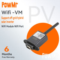 Powmr จัดส่งฟรีโมดูล WiFi ไร้สายอุปกรณ์รับประกันบริการ RS232 การตรวจสอบระยะไกล Solution สำหรับ Off Grid Hybrid Solar Power Inverter พอร์ต WIFI Wifi-VM