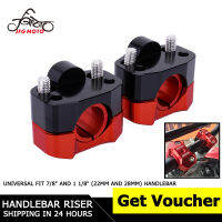 JFG MOTO 22มม. และ28มม. Handlebar Riser Clamps Mount สำหรับ Honda CR CRF Yamaha