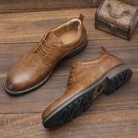 40~46 Casual Shoes Men Fashion Brand Comfortable 2023 Leather Shoes Men #Al7261