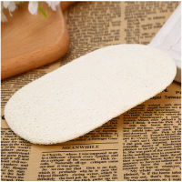 100pcs 8*13cm Natural Loofah Sponge Bath Shower Body Exfoliator Pads With Hanging Cotton Rope household