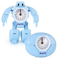 【YF】○✳☂  Child Alarm Kid Deformation Table Clocks 2 Cartoon Desk Students Kids