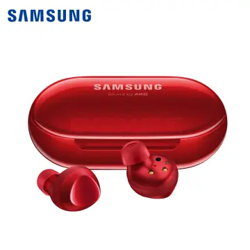 Red samsung earbuds online plus