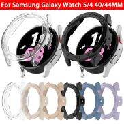 Ốp Bảo Vệ Màn Hình PC Cứng Rỗng Màu Cho Samsung Galaxy Watch 4 Watch 5 Vỏ