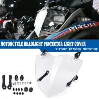 ที่ป้องกันไฟหน้าการ์ดสำหรับ BMW R1250GS R1200gs ผจญภัยที่ R1250 GS R 1250 1200 GSA HP GS1250 1200 Adv ฝาครอบป้องกันหลอดไฟหน้า