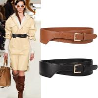 Cowhide Belt Female Alloy Pin Buckle Skirt Waist Versatile