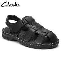 Clarks_หนังไม้มะฮอกกานีสำหรับผู้ชาย 26552512 สีน้ำตาล