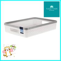 ตะกร้าผ้าเหลี่ยม DKW IN SPACE HH-1093(M) ขาวRECTANGULAR BASKET DKW IN SPACE HH-1093(M) WHITE **มีบริการชำระเงินปลายทาง**