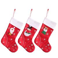 Navidad 2023 Red Santa Claus Socks Noel Christmas Candy Gifts Stockings Cute Socks Natal Christmas Decoration for Home New Year