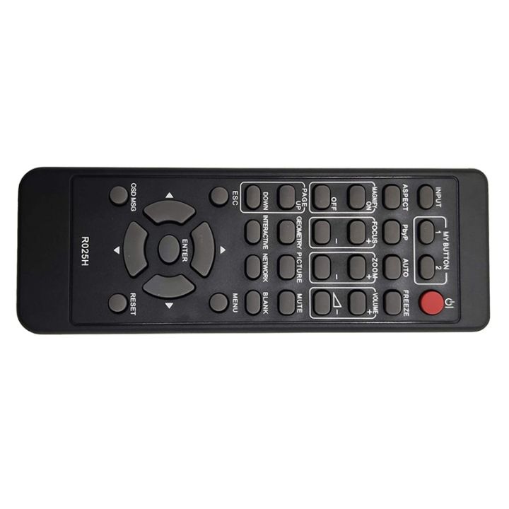 2-pack-remote-control-r025h-black-for-hitachi-projector-cp-x5555-cp-x5550-cp-wx5505-cp-ew5001wn-cp-ex3051wn-lp-aw4001-lp-aw3