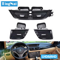 LHD RHD ด้านหน้ากลางแดชบอร์ดเครื่องปรับอากาศ AC Vent Grille Outlet Complete Assembly สำหรับ BMW X1 E84 2010-2015 64229258354